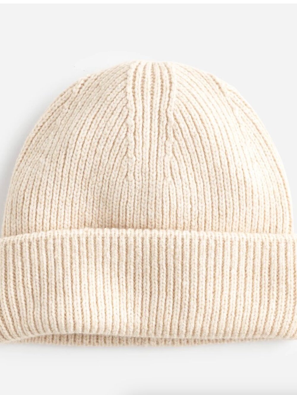Wool-Blend Knit Beanie